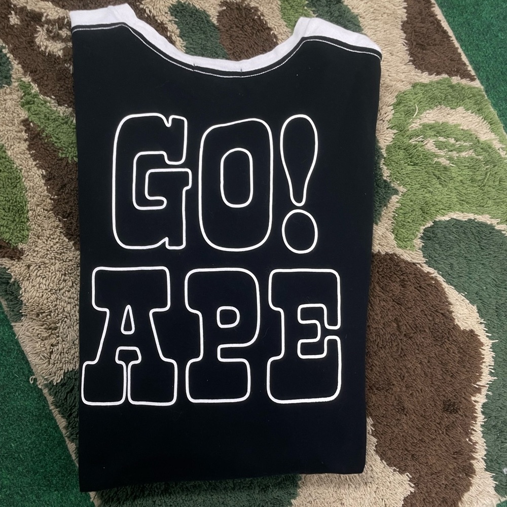 A Bathing Ape Double sided Bape Ape Tee Preowned Large
